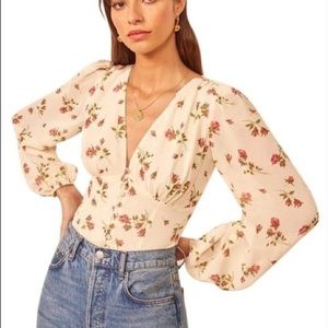 SOLD ❌Reformation Santino Florence Top